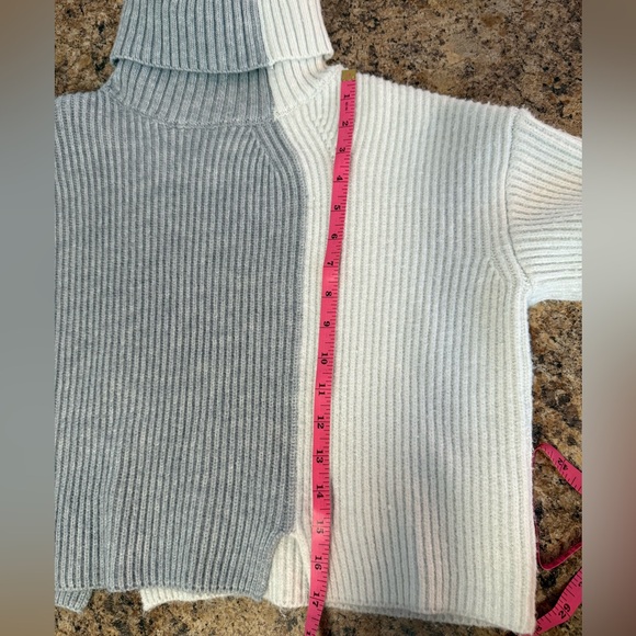 Anthropology RAGA Colorblock Turtleneck Sweater Large Repair Piece - Picture 8 of 8